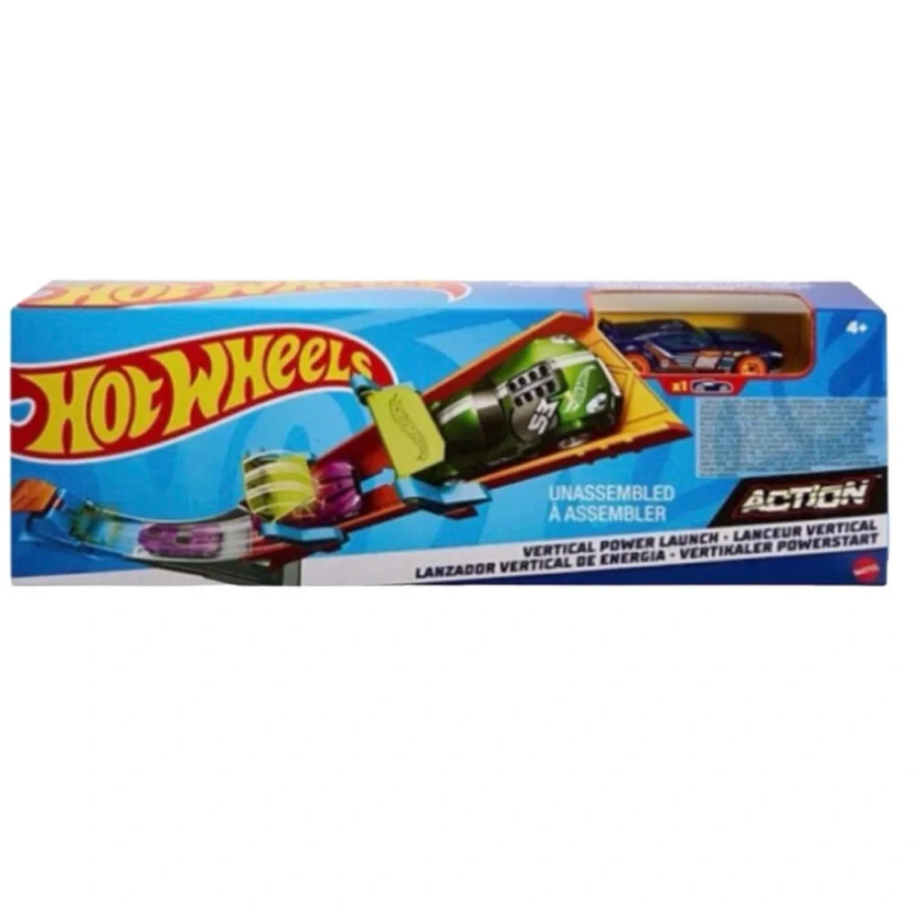 Mattel Hot Wheels Action Power Slam Launcher and Vehicle Set (NWT)